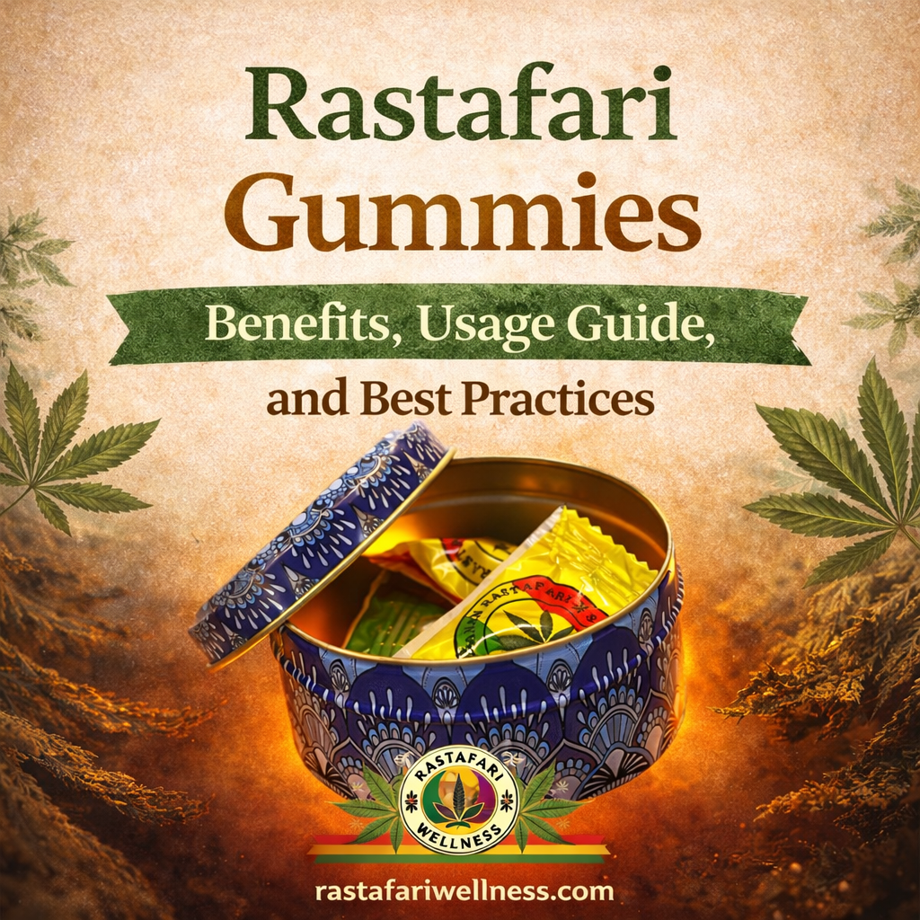 Daily wellness ritual using Rastafari Vijaya gummies for calm, balance, and stress-free living